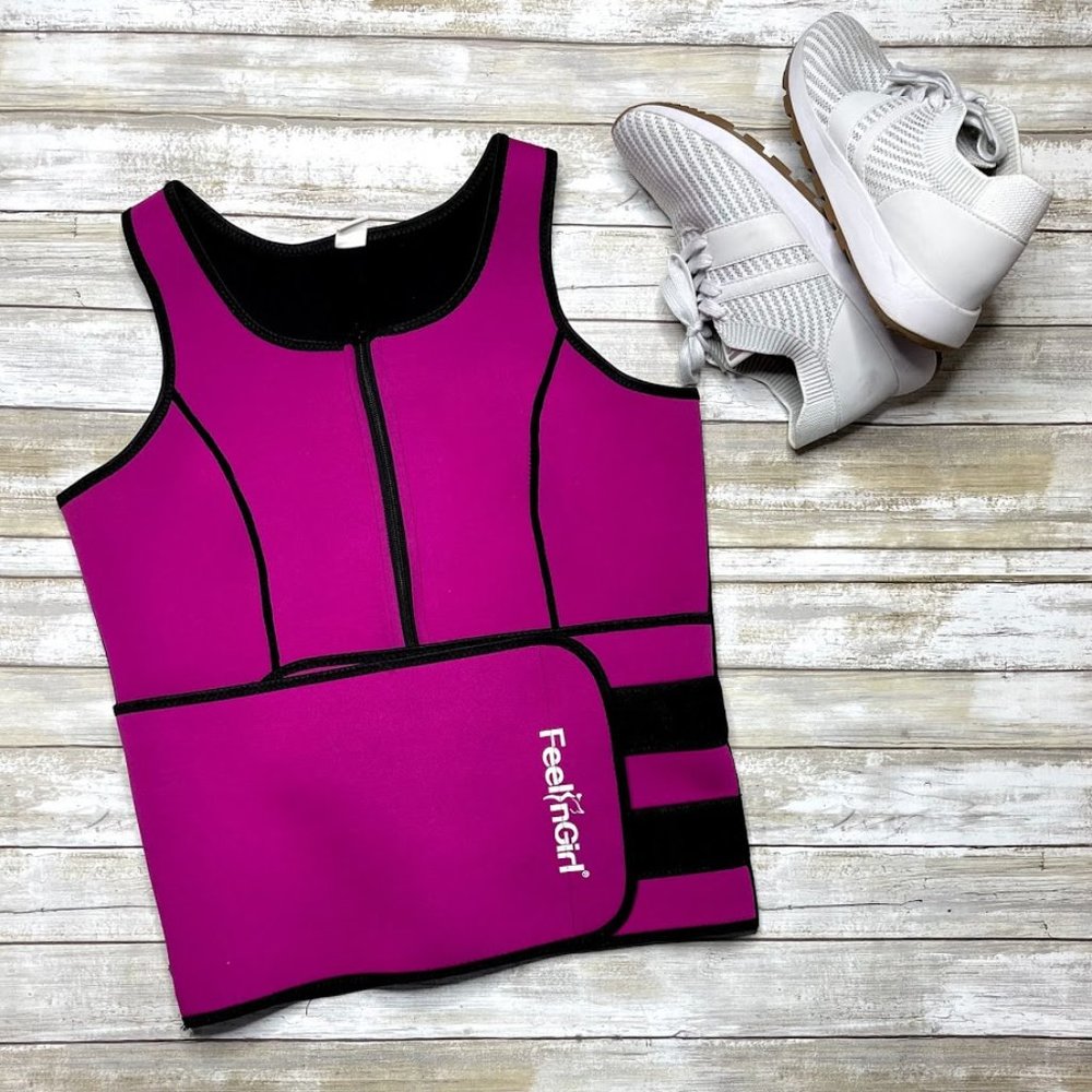 FeelinGirl Neoprene Sauna Adjustable Waist Trimmer